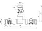 Combi-3 Vario für Gussrohre mit 4497 Schweissraupen BLS DN 150/80 - Hawle Armaturen