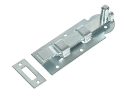 HSI Stossriegel, gekröpft, mit Schlaufe 80x26mm, verzinkt - Stoss- und Treibriegel mit Zubehör