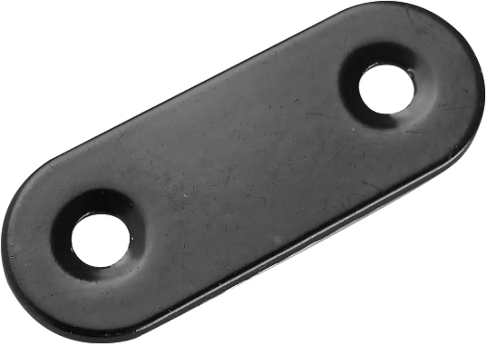 Hettich Verbindungsblech schwarz, 40 x 15mm - Diverse Möbelbeschläge und Zubehör