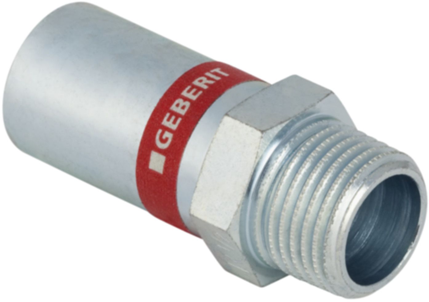 Übergang mit AG 15 x 1/2" 21932 mit Steckende - Mapress-Heizungs-Formstücke