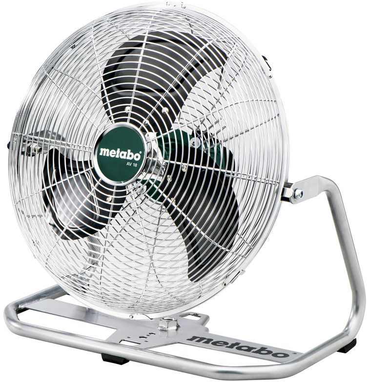 Akku-Ventilator AV 18 solo für 18V Akkus, 1300l/min, Rotor Ø 355mm,  1.8kg - Metabo Elektrowerkzeuge