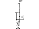 6-kt Mu M Pot-Ausgl Ms bleifrei vni BN23035 50.250YPOT - Bossard Schrauben