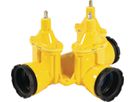 Combi-3 mit Schraubmuffen Gas 4475 DN 125/125 - Hawle Armaturen