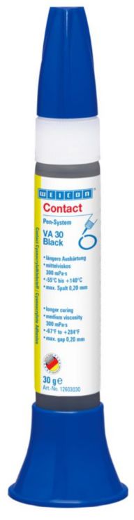 WEICON Contact VA 30 Black 30 g, Pen-System - Kleben