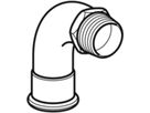 Übergangsbogen 90° m/AG 35mm- 5/4" 23509 - Mapress-Heizungs-Formstücke