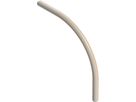 HDPE-Kabelschutz Bogen 90° glattendig d 92/80mm R= 800mm gelbgestreift - HDPE-Schutzrohrformstücke