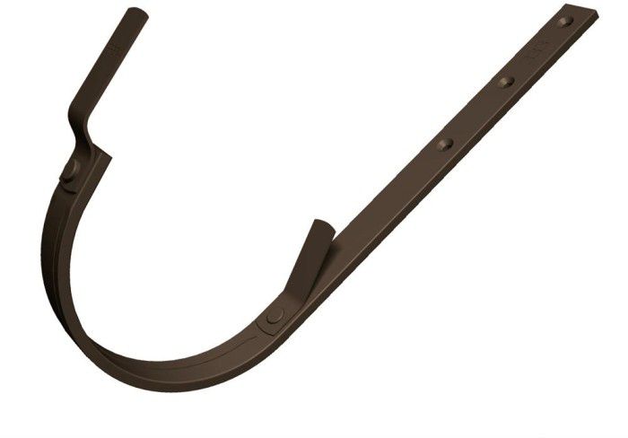 PREFA Rinnenhaken 333 mm P.10 Braun - PREFA Dachentwässerungssysteme