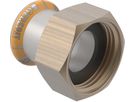 Übergangsverschraubung 18mm- 3/4" Überwurfmutter Messing 45033 - Mapress Therm Formstücke