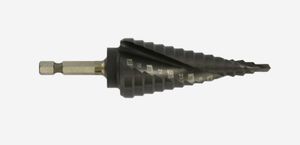 TIVOLY Stufenbohrer HSS tialN Shock Series Schaft 6.35 , 4-6-8-10-12-14-16-18-20-22-24-26-28- - Bohren
