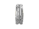 SPLIX Multi-Tool Messer DAM14 Damast-Klinge, silber, 14 Funktionen, Holster - Heften, Schneiden
