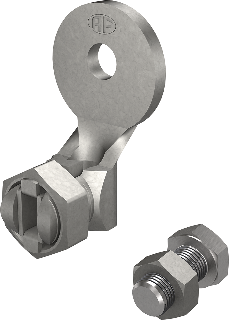 Drahtschuh m/Schr.inox M8x20 verzinnt 6 AF 275.030.526 / AV 4 - AF Blitzschutzprogramm