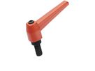 Klemmhebel Elesa® MR.p orange BN14190 42252MR.80p-M10x70 - Bossard Schrauben