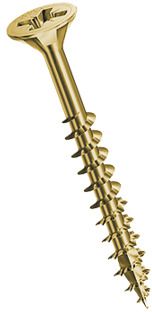 Se SPAX® m Teil Pozi St vzg/YELLOX® BN3548 4x60/35a500 - Bossard Spanplattenschrauben SPAX