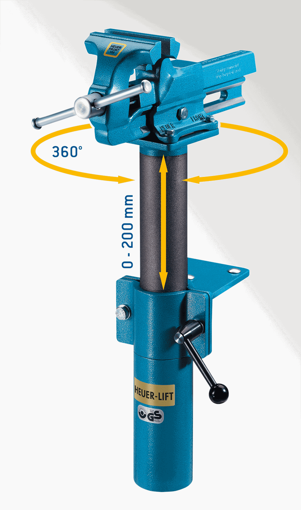 HEUER-FRONT Lift zu 140 mm Schraubstock - Bauwerkzeuge