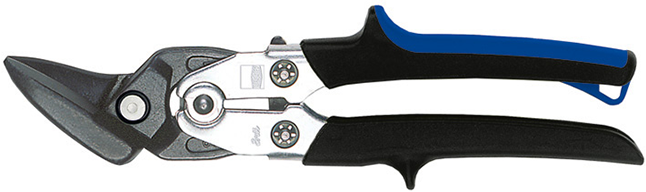 Erdi Ideal-Schere Hebelübersetzt , Links D27AL , L= 260mm , schwarz/blau - Spenglerwerkzeuge