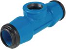 Steckfitting-T mit Innengewinde 6500 d 50mm - 2" - Hawle Steckfittinge