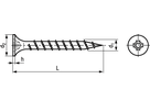 Schnellbauschr Grobgewind H St phos BN20595 Ø4,2x65 - Bossard Schrauben