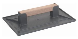 Reibscheibe, eckig, Kunststoff L= 270mm, B= 180mm, mit Holzgriff - Bauwerkzeuge