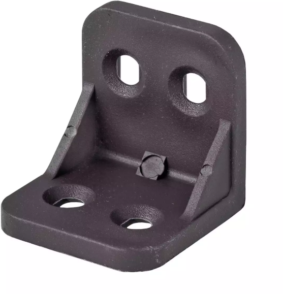 Hettich Kunststoff-Winkel Kunststoff braun, 30 x 30 x 30mm - Diverse Möbelbeschläge und Zubehör