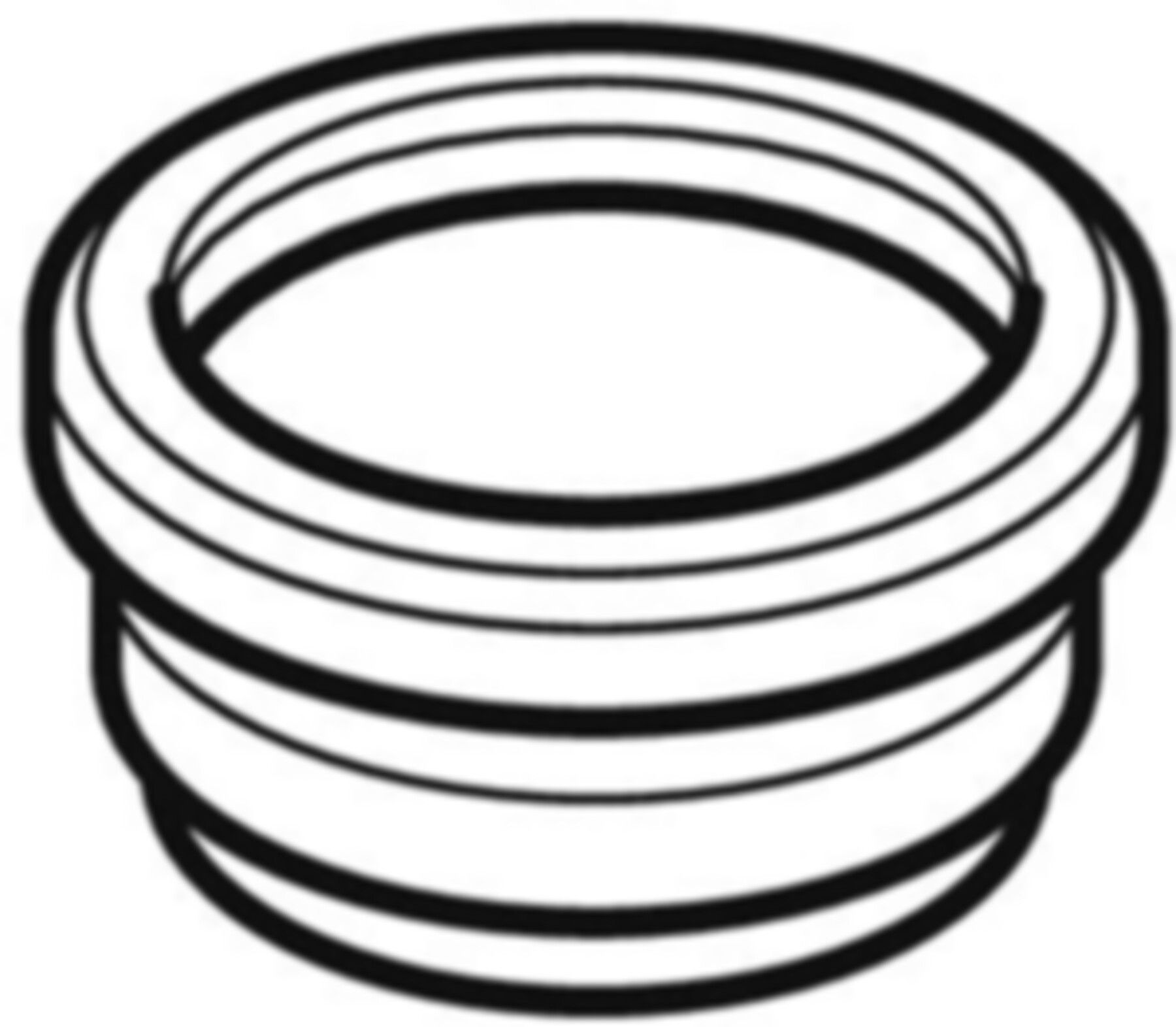 Anschluss-Steckmuffe d 110/110mm 367.993.16.1 - Geberit-Dachentwässerung