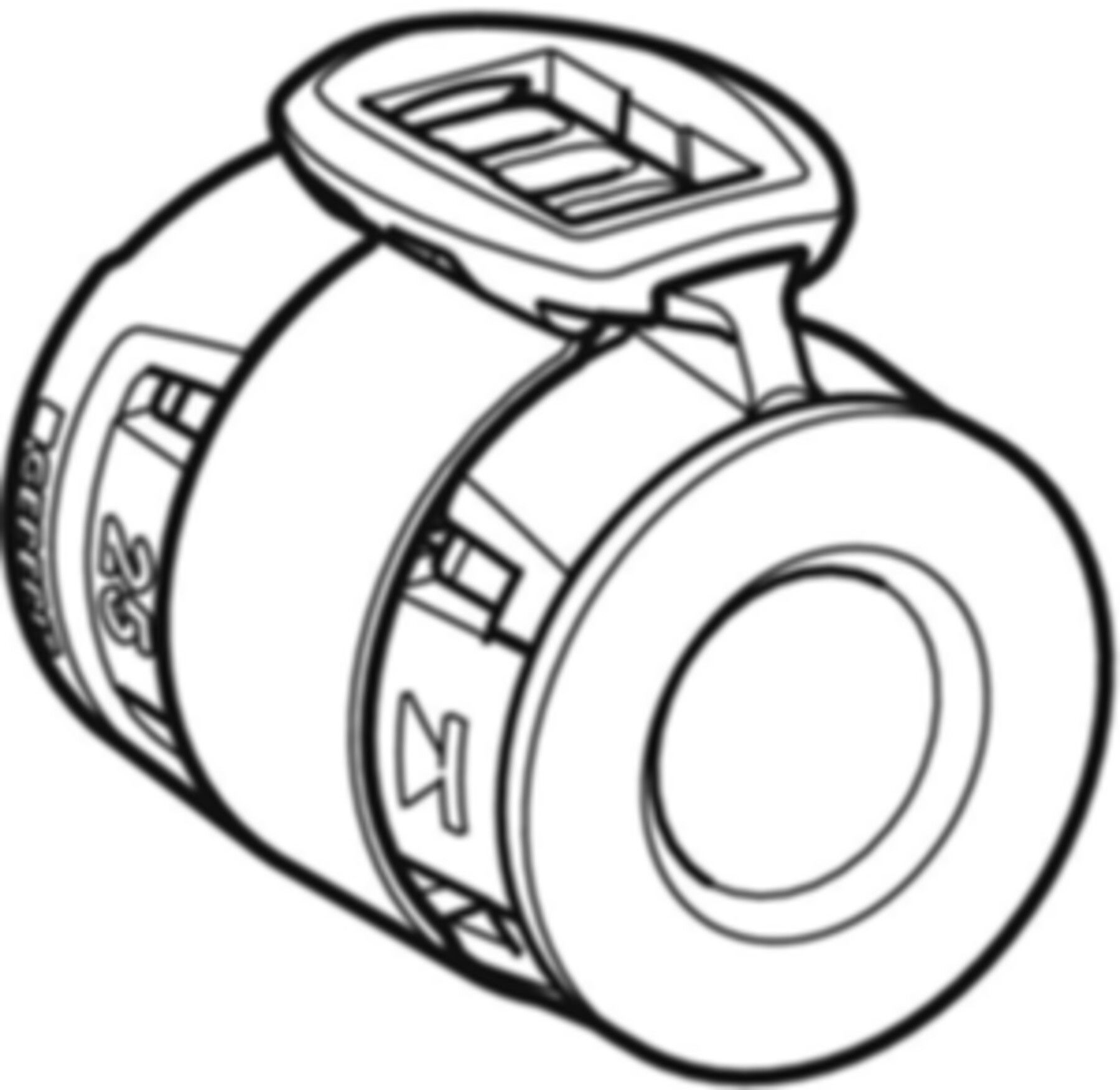 Rohr-Endstopfen 25mm 620.742.00.1 - Geberit FlowFit-Rohre/Formstücke