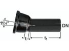 STM-Bogen 1M Fig. 2825 11° DN 150 - Von Roll Steckmuffenformstücke