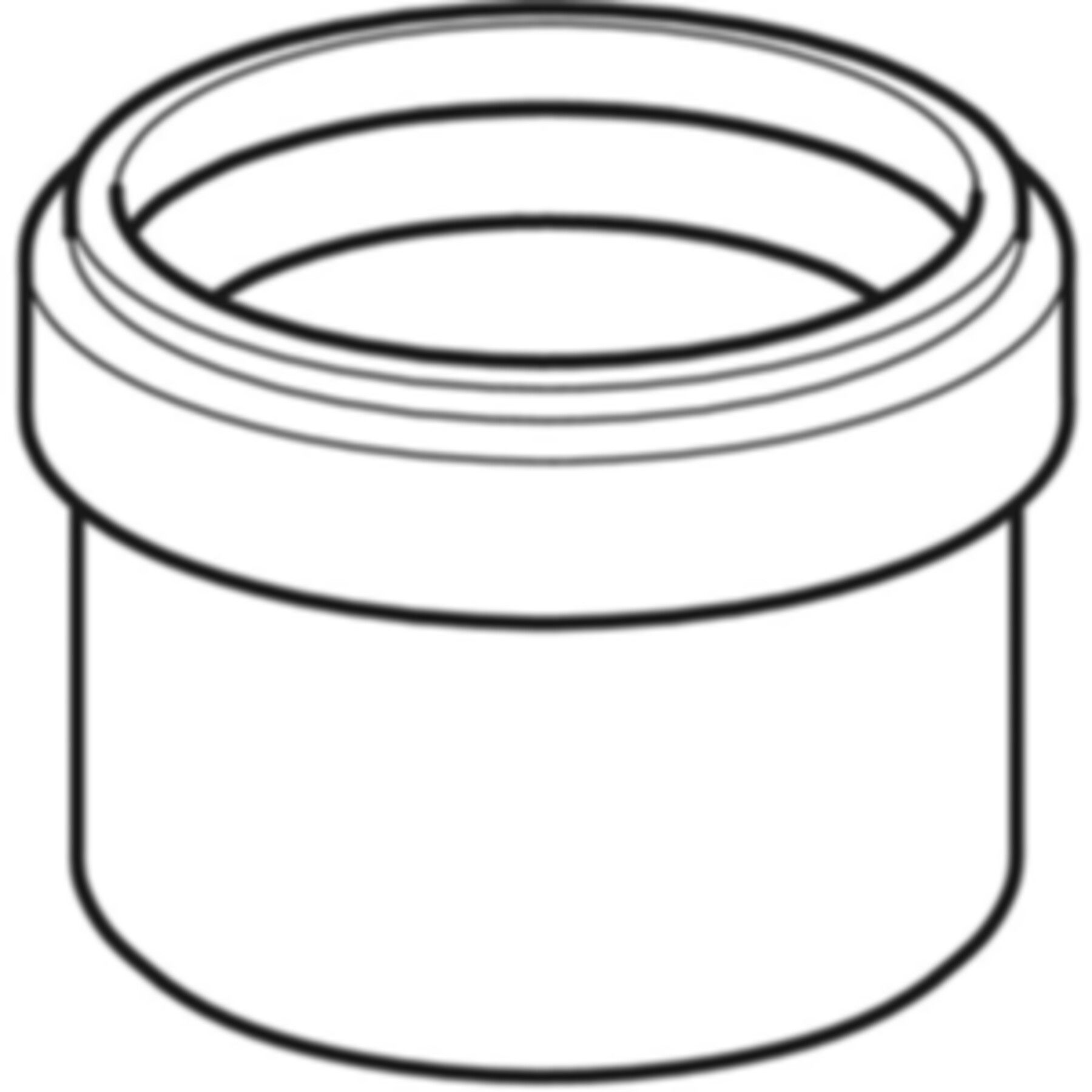 Steckmuffe red. 63/56mm 364.752.16.3 - Geberit-PE-Formstücke