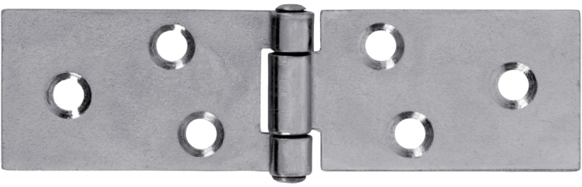 CHARMAG Tisch-Scharnier, mit vernietetem Stift HxB=45x200mm, verzinkt - Scharniere, Verschlüsse und Zubehör