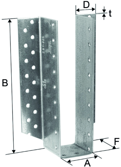 SIMPSON BSD Balkenschuhe Auswärts BxH=160x200mm, verzinkt - Holzverbinder