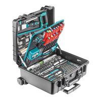 TECHNOCRAFT PP-Werkzeugkoffer "PRO TROLLEY" IP65 213 tlg. , fahrbar , Wasserdicht - Werkzeugkoffer,Sortimentskoffer,Behälter