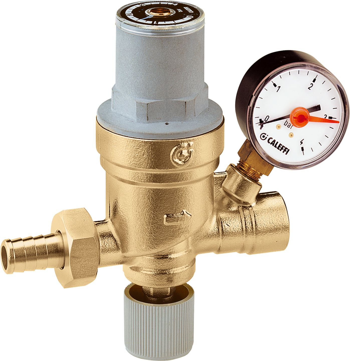 Füllarmatur m/Manometer 0.2-4 bar 1/2" Typ 553 max. 65°C max.16 bar - Caleffi Programm
