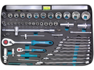 TECHNOCRAFT ABS-Werkzeugkoffer Pro Chrome 152 PB Swiss Tools 152-tlg.,1/4" 4-14 mm, 1/2" 10-32mm - Werkzeugkoffer,Sortimentskoffer,Behälter