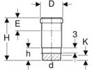 Langmuffe d 160mm 369.700.16.1 - Geberit-PE-Formstücke