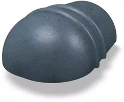 PREFA Gratreitervorkopf glatt 43 P.10 Steingrau 110324 - PREFA Dachsysteme