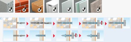 TOX Aqua Stop Pro Abdichtender Allzweckdübel mit L BN51029 Ø6x38 / 014771011 à 4 - Bossard Schrauben