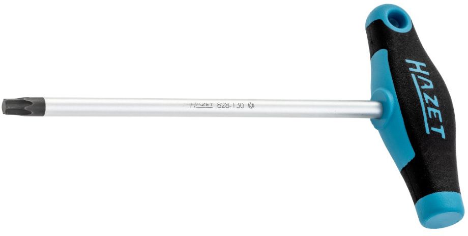 HAZET Schraubenzieher, mit T-Griff, TORX 828-T8, L1: 80mm, L2: 98mm - Schraubenzieher