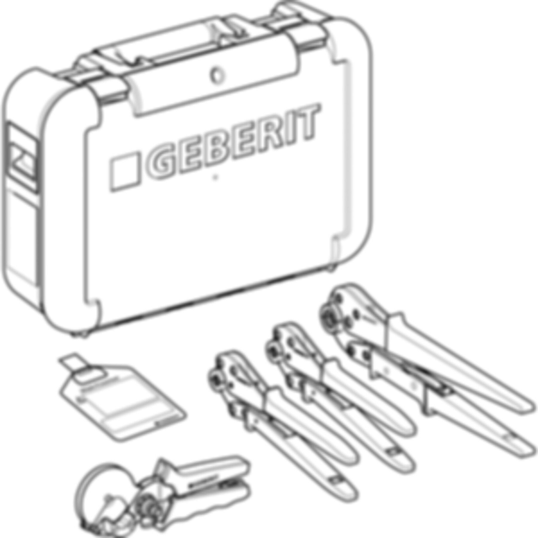 Handpresswerkzeugkoffer d 16-26mm 690.486.00.4 - Geberit Werkzeuge und Zubehör