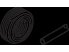 PB-Rohr ohne Schutzrohr 20 x 2,8 3710 760 853 390 (Rollen à 60 m) - GF Instaflex-Pex-Rohre 3700 + 3710