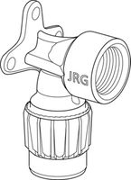 Anschlusswinkel +GF+ JRG Sanipex