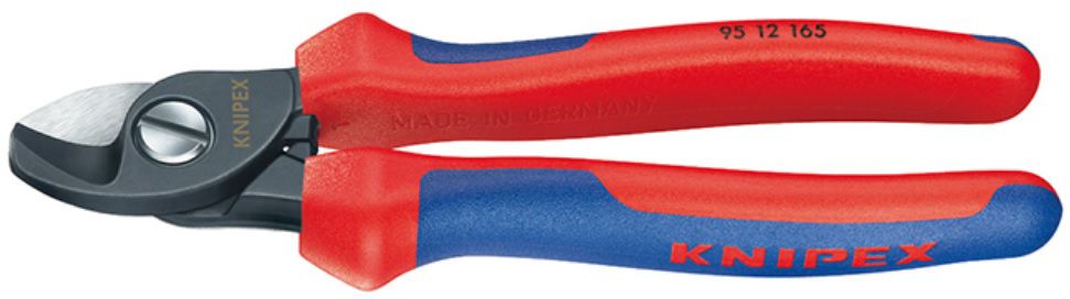 KNIPEX Kabelschere zum Schneiden von Cu-/Al-Kabeln Länge = 65mm - Zangen, Schneiden