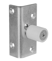 WEBI Führungsrolle, Polyamid, mit Winkelstahl D=100mm, verzinkt - Schiebetür- und Schiebetorbeschläge