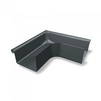 PREFA Kastenrinnenwinkel 90° innen 333 mm P.10 Dunkelgrau - PREFA Dachentwässerungssysteme