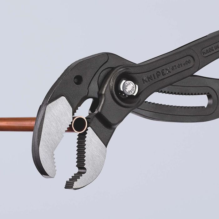 KNIPEX Wasserpumpenzange "Cobra" 8701, L= 400mm, -95mm, PVC-Griffhülle - Zangen, Schneiden