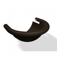 PREFA Kugelendboden 333 mm P.10 Nussbraun - PREFA Dachentwässerungssysteme