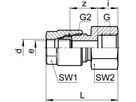 Verschraubung IG SO 01221 15- 3/8" - Serto-Programm M/G