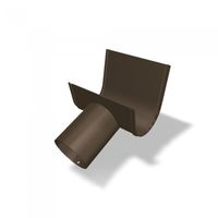 PREFA Schrägstutzen 120 mm P.10 Braun - PREFA Dachentwässerungssysteme