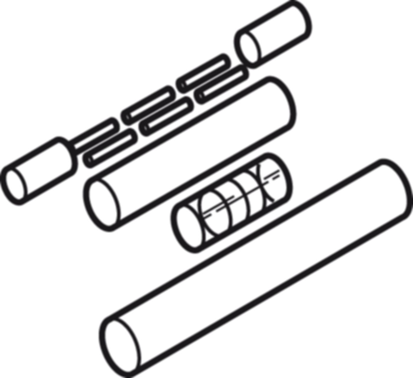 Verbindungsgarnitur S-06-EUR 285.422 Warmschrumpftechnik für FS-A/B/C-2X - Raychem Komponenten und Zubehör