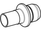 Verteiler-Steckübergang 653.455.00.1 28mm-28mm auf Mapress Steckende - Geberit-Push Fit-Formstücke