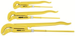 REMS Rohrzangen-Set, Catch 116X02, S1" + S11/2" + S2" - Sanitärwerkzeuge