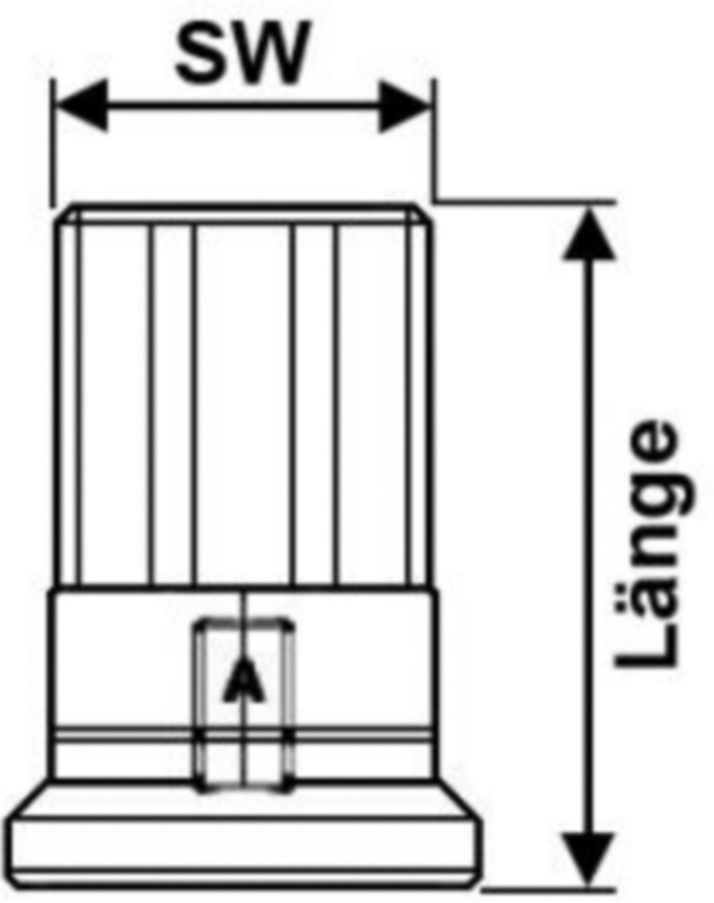 Schwerkraftumlaufsperre Typ TS 50 FIS DN 32 11/4" L= 70 mm D= R11/4" SW 46 - Ticom Therm-Stop